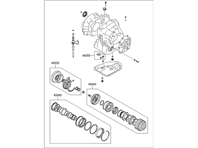 Hyundai Genesis Coupe Automatic Transmission Overhaul Kit - 45010-4CE00