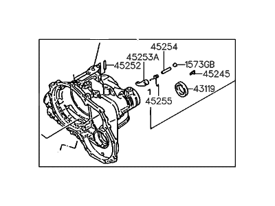 Hyundai 45240-34010 Case Assembly-Automatic Transaxle