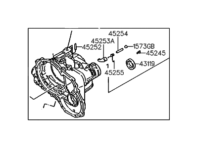 1994 Hyundai Elantra Transfer Case - 45240-34110