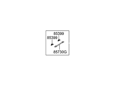 Hyundai 85360-2S000 Bracket Assembly-Assist Handle RH