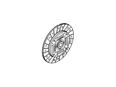 Hyundai Clutch Disc - 41100-26021