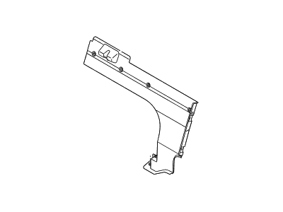 Hyundai 85784-2M000-CH Trim-Partition Side LH