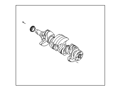 Hyundai Accent Crankshaft - 23110-2B610