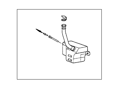 Hyundai 25305-33000 Radiator Reservoir And Hose Assembly