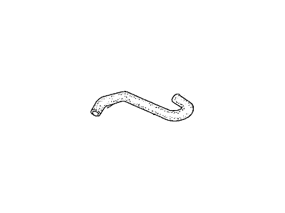 1992 Hyundai Sonata Radiator Hose - 25412-33001