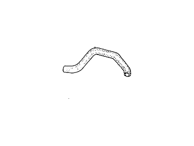 1990 Hyundai Sonata Radiator Hose - 25411-33052