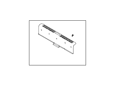 Hyundai 85770-25000-AQ Trim-Transverse Rear