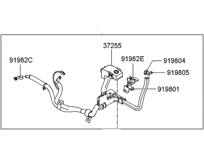 Hyundai Sonata Battery Cable - 91850-3K010