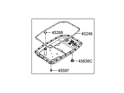 Hyundai 45280-49000 Pan Assembly-Automatic Transaxle Oil