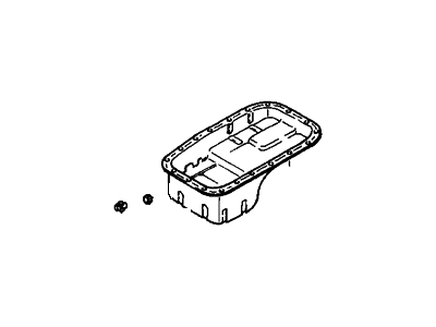 2000 Hyundai Elantra Oil Pan - 21510-23030