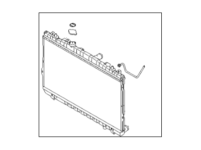 Hyundai 25310-2D010 Radiator Assembly