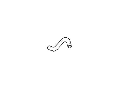 Hyundai Excel Radiator Hose - 25412-24000