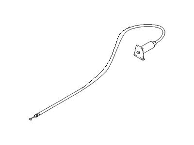 Hyundai Tucson Fuel Door Release Cable - 81590-2E000