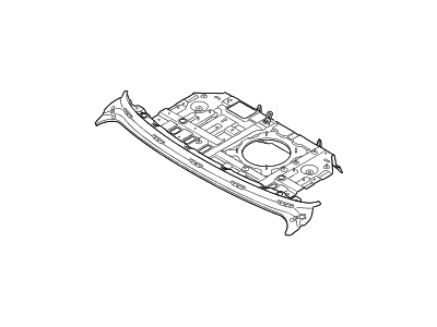 Hyundai 69300-D2100 Panel & Frame Assembly-Package Tray,Rear