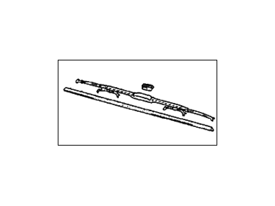 Hyundai Scoupe Windshield Wiper - 98350-23001