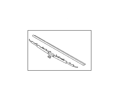 Hyundai 98350-24510 Passeger Wiper Blade Assembly