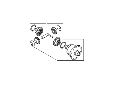 Hyundai Santa Fe Sport Differential - 53020-3B560