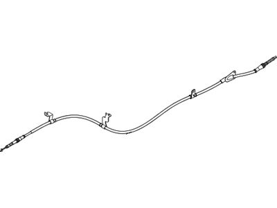 2017 Hyundai Santa Fe Parking Brake Cable - 59770-B8000