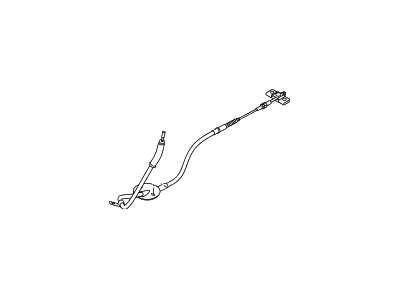 Hyundai 59750-B8000 Cable Assembly-Parkng Brake