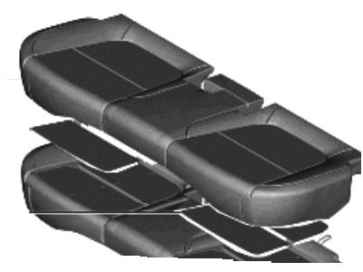 Hyundai 89160-J9000-J8Y Covering Assembly-RR Seat Cushion