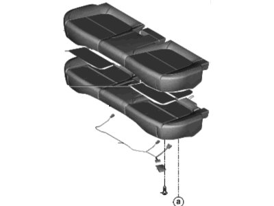 2022 Hyundai Kona Seat Cushion - 89100-J9010-J6Y