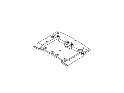 Hyundai 84280-0W000-HZ Carpet Assembly-Rear Floor