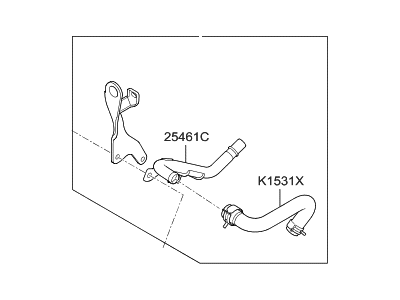 Hyundai 22340-3L200 Hanger-Engine,RH