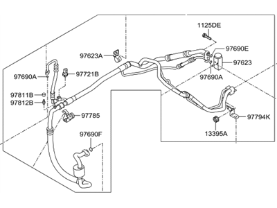 Hyundai 97759-2W851 Hose & Tube Assembly