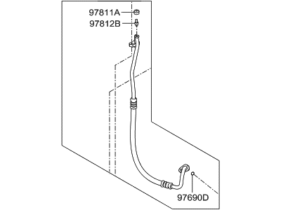 Hyundai 97762-2W800 Hose-Discharge