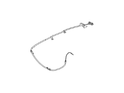 Hyundai Sonata Hybrid Parking Brake Cable - 59750-C1000