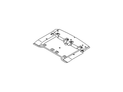 Hyundai 84280-0W000-WK Carpet Assembly-Rear Floor