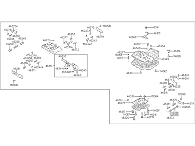 Hyundai Excel Valve Body - 46210-36600