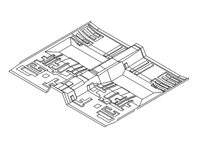 1998 Hyundai Sonata Floor Pan - 65111-38100