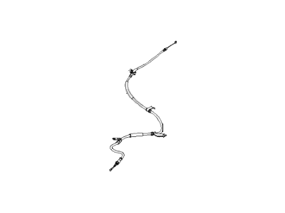 2010 Hyundai Azera Parking Brake Cable - 59770-3L002