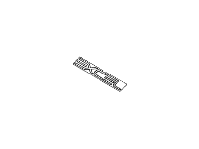 Hyundai 86313-21060-LP Excel Emblem