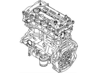 Hyundai 1D171-2EU01 Engine Assembly-Sub