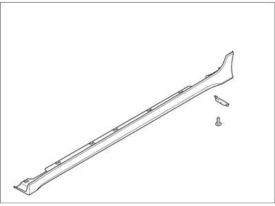 Hyundai 87751-F2500 Moulding Assembly-Side Sill,LH