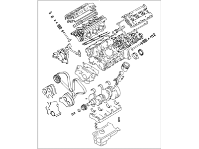 Hyundai 21101-39A00 Engine Assembly-Sub