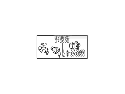 Hyundai Excel Voltage Regulator - 37370-24510