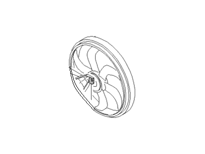 Hyundai Santa Fe Radiator fan - 25231-38000