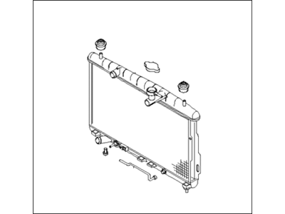 2000 Hyundai Santa Fe Radiator - 25310-26070