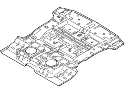 Hyundai Santa Fe Floor Pan - 65520-0W200