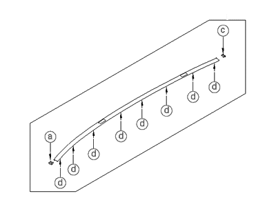 Hyundai 87251-2L100 Garnish Assembly-Roof Side,LH