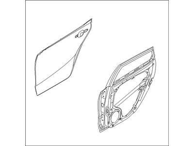 Hyundai 77003-2L210 Panel Assembly-Rear Door,LH