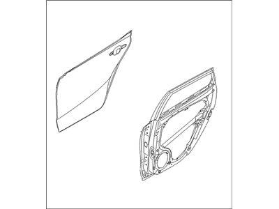 Hyundai 77004-2L210 Panel Assembly-Rear Door,RH