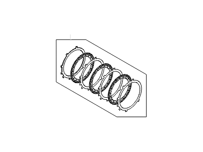 Hyundai 45625-3D600 Disk Set-Under Drive Brake