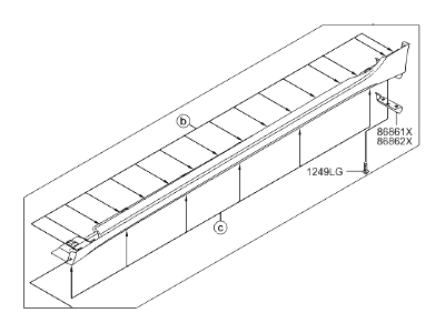 Hyundai 87751-C2400 Moulding Assembly-Side Sill,LH