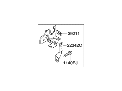 Hyundai 27340-2E000 Bracket-Oxygen Sensor