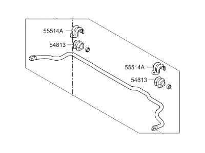 2015 Hyundai Veloster Sway Bar Kit - 54810-A5100