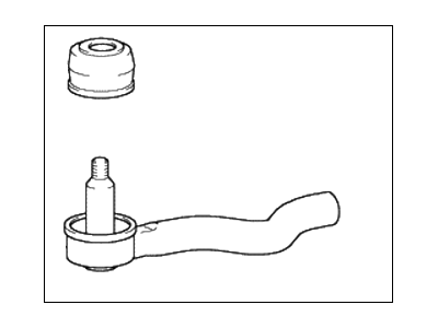 2001 Hyundai Sonata Tie Rod End - 57780-38010